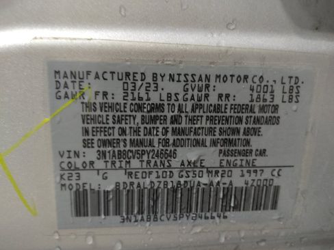Used 2023 Nissan Sentra SV FWD image 33