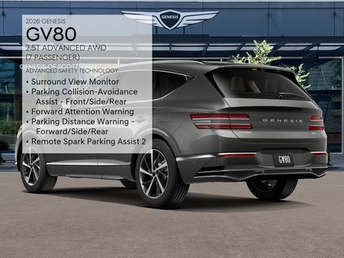 New 2026 Genesis GV80 2.5T Advanced AWD/4WD image 7