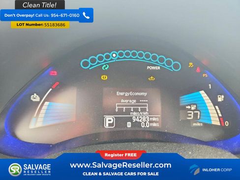 Used 2013 Nissan Leaf S FWD image 12