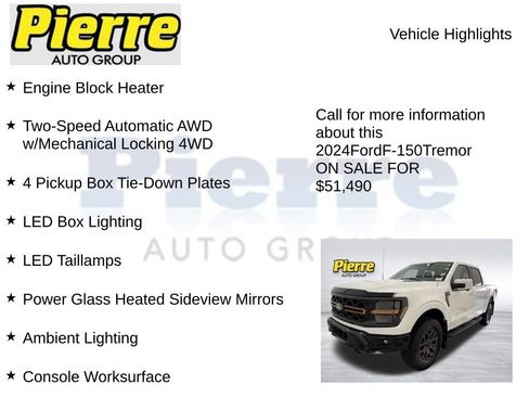 Used 2024 Ford F150 Tremor w/ Equipment Group 402A High image 22