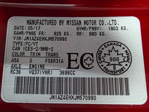 Used 2018 Nissan 370Z Touring 6-Speed Manual Coupe image 31