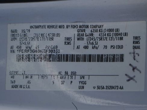 Used 2019 Ford F350 XL w/ XL Value Package RWD image 43
