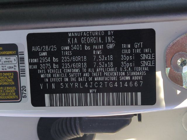 Certified 2026 Kia Sorento S w/ S Panoramic Sunroof Package FWD image 35