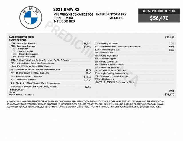 Used 2021 BMW X2 M35i w/ Premium Package AWD/4WD image 3