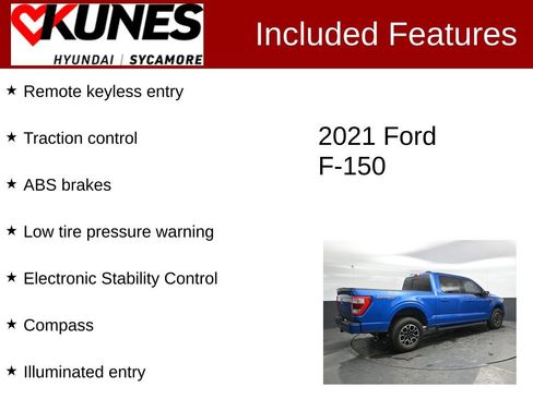 Used 2021 Ford F150 Lariat w/ Equipment Group 502A High AWD/4WD image 2