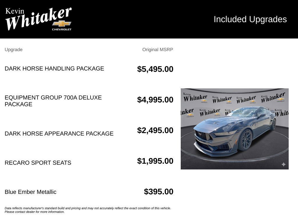 Used 2025 Ford Mustang Dark Horse w/ Dark Horse Handlin Package RWD image 35