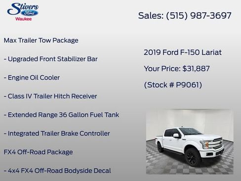 Used 2019 Ford F150 Lariat AWD/4WD image 16