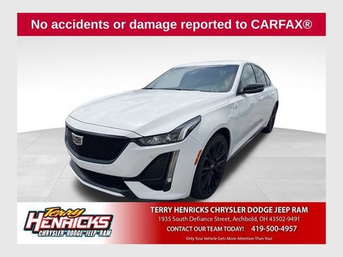 Used 2022 Cadillac CT5 V w/ LPO, ONYX Package AWD/4WD image 1