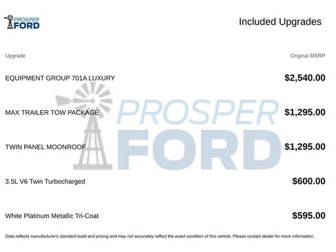 Used 2018 Ford F150 Platinum w/ Equipment Group 701A Luxury image 3