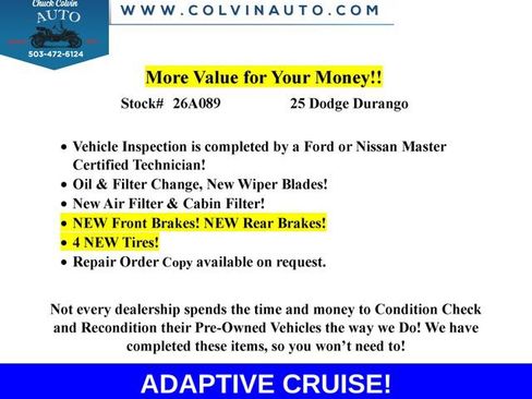 Used 2025 Dodge Durango R/T AWD/4WD image 2