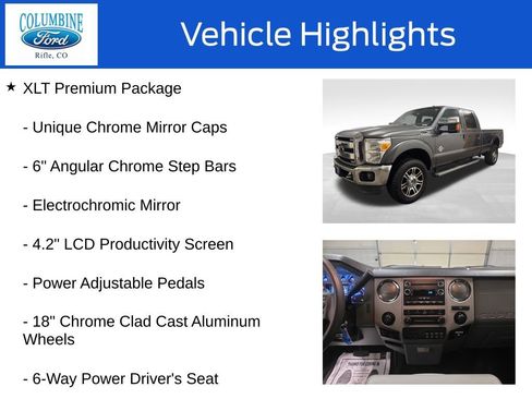 Used 2015 Ford F350 XLT w/ XLT Premium Package AWD/4WD image 4