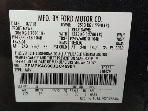 Used 2018 Ford Edge SE AWD/4WD image 33