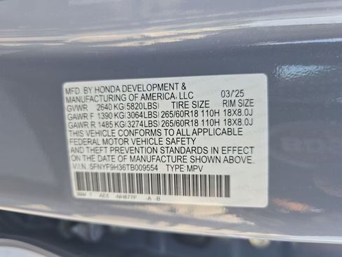 Used 2026 Honda Passport RTL image 34