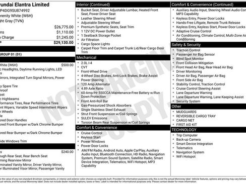 New 2025 Hyundai Elantra Limited image 3