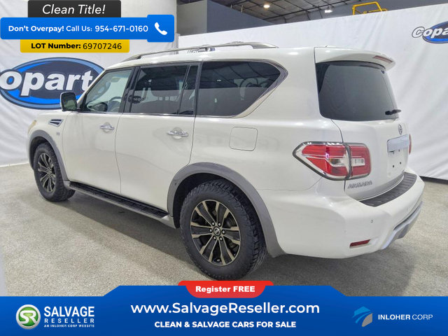 Used 2017 Nissan Armada Platinum w/ Interior Lighting Package RWD image 3