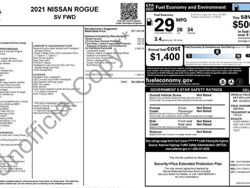 Used 2021 Nissan Rogue SV w/ Premium Package image 30