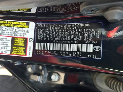 Used 2024 Toyota Camry XSE w/ Navigation Package FWD image 36