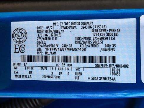 Used 2021 Ford F150 Lariat w/ Equipment Group 502A High AWD/4WD image 14