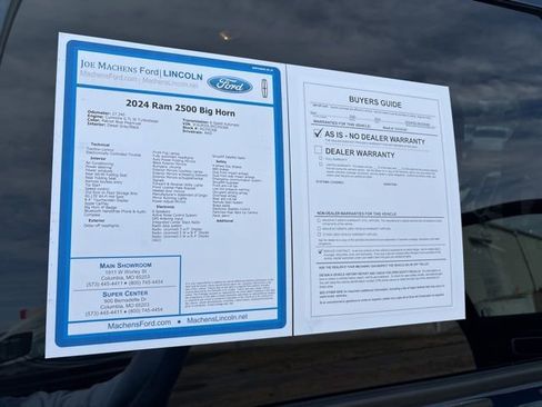 Used 2024 RAM 2500 Big Horn image 13