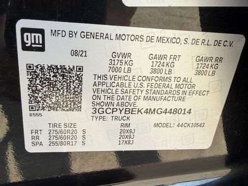 Used 2021 Chevrolet Silverado 1500 Custom image 16