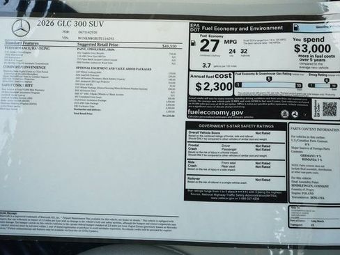 New 2026 Mercedes-Benz GLC 300 image 27