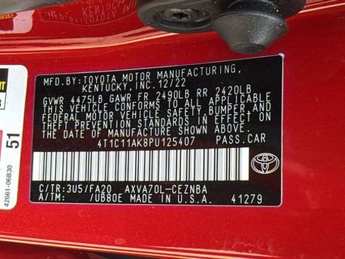 Certified 2023 Toyota Camry LE FWD image 25