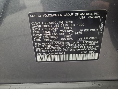 Used 2024 Volkswagen Atlas SE image 29