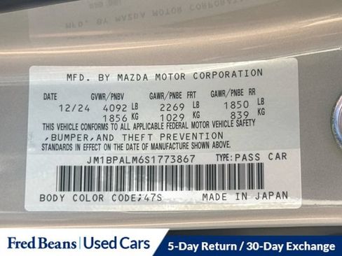 Used 2025 MAZDA MAZDA3 s FWD image 38