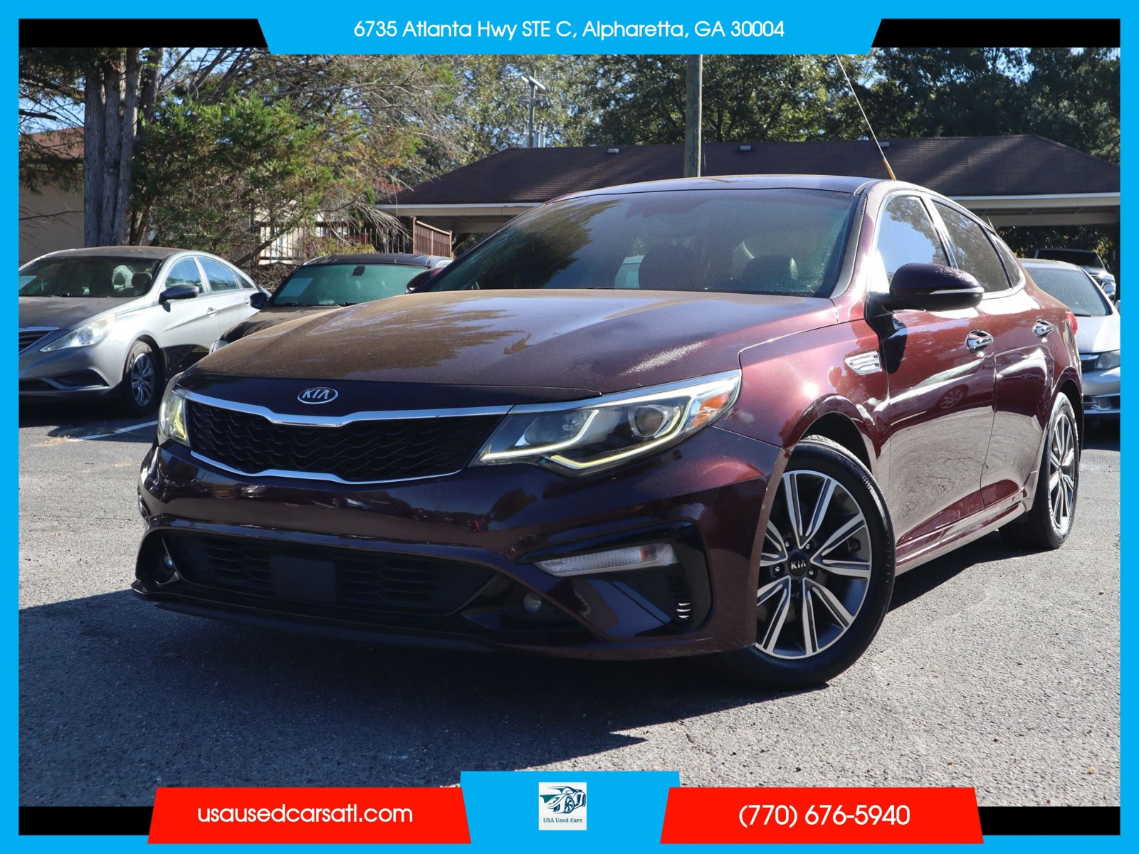 Used 2019 Kia Optima EX w/ Paint Protection Package FWD image 1