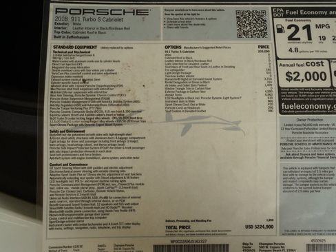 Used 2018 Porsche 911 Turbo image 27