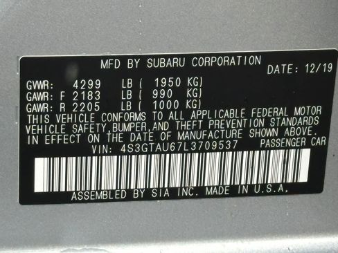 Used 2020 Subaru Impreza 2.0i Limited AWD/4WD image 33