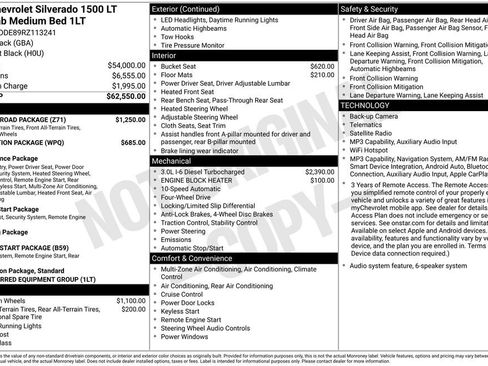 Used 2024 Chevrolet Silverado 1500 LT w/ Z71 Off-Road Package AWD/4WD image 29