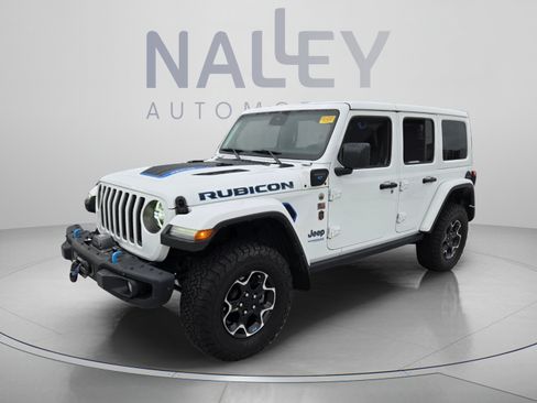 Used 2022 Jeep Wrangler Unlimited Rubicon 4xe w/ Steel Bumper Group AWD/4WD image 1