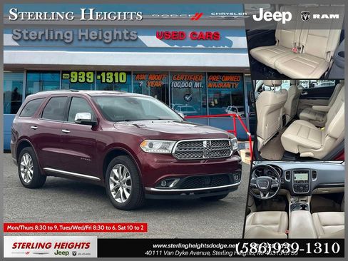Used 2020 Dodge Durango Citadel w/ Technology Group AWD/4WD image 1