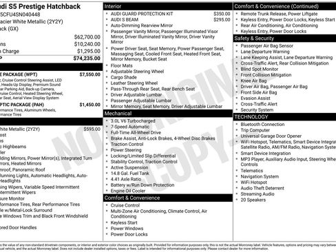 Certified 2025 Audi S5 Prestige w/ Prestige Package AWD/4WD image 54