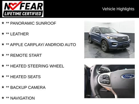 Used 2021 Ford Explorer XLT w/ Equipment Group 202A AWD/4WD image 2