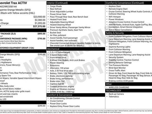 Used 2024 Chevrolet Trax ACTIV w/ Sunroof Package FWD image 5