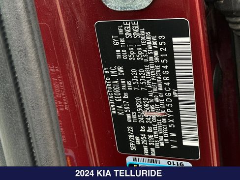 Used 2024 Kia Telluride SX Prestige AWD/4WD image 33