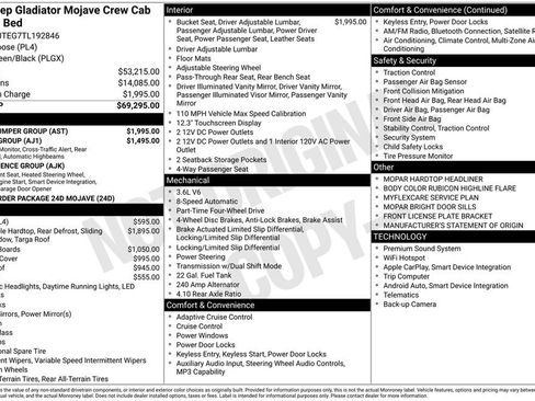 New 2026 Jeep Gladiator Mojave w/ Steel Bumper Group AWD/4WD image 6