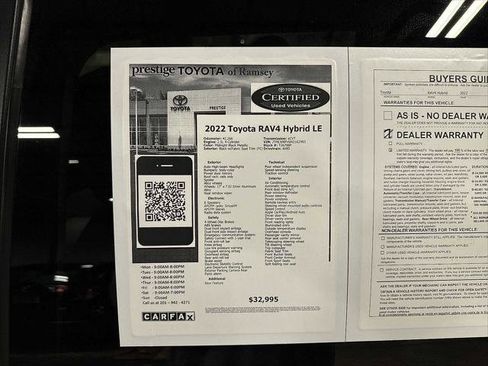 Certified 2022 Toyota RAV4 LE AWD/4WD image 13