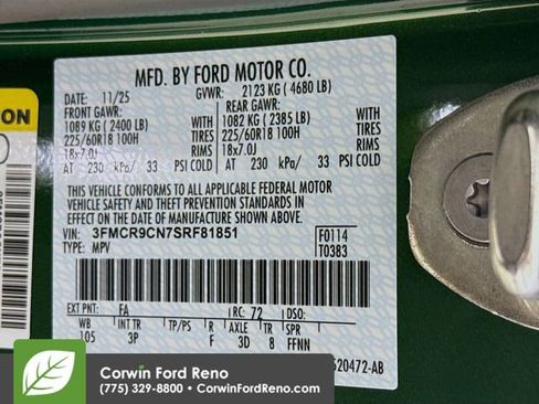 New 2025 Ford Bronco Sport Outer Banks w/ Outer Banks Tech Package+ image 35