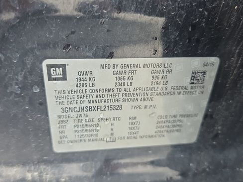 Used 2015 Chevrolet Trax LTZ FWD image 21