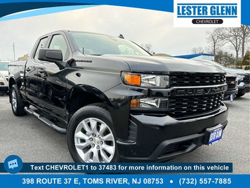 Certified 2022 Chevrolet Silverado 1500 Custom w/ LPO, Dark Essentials Package image 1