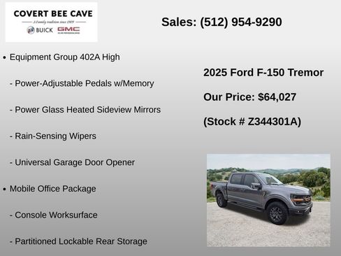 Used 2025 Ford F150 Tremor w/ Equipment Group 402A High AWD/4WD image 18
