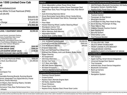 Used 2021 RAM 1500 Limited AWD/4WD image 51