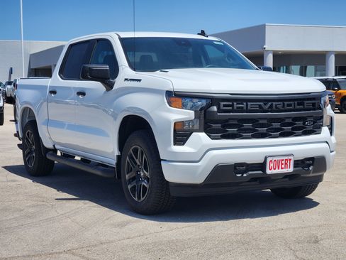 New 2026 Chevrolet Silverado 1500 Custom w/ Turbomax Blackout Package RWD image 2