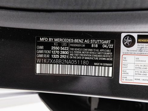 Certified 2022 Mercedes-Benz AMG GT 53 image 38