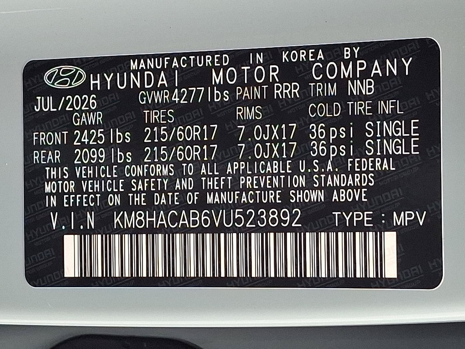 New 2027 Hyundai Kona SE AWD/4WD image 16