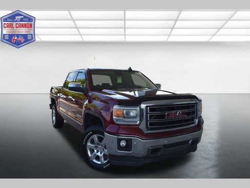 Used 2015 GMC Sierra 1500 SLT w/ Driver Alert Package AWD/4WD image 1
