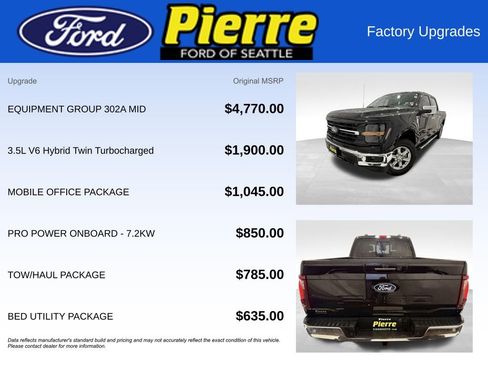 Used 2024 Ford F150 XLT w/ Equipment Group 302A MID image 13